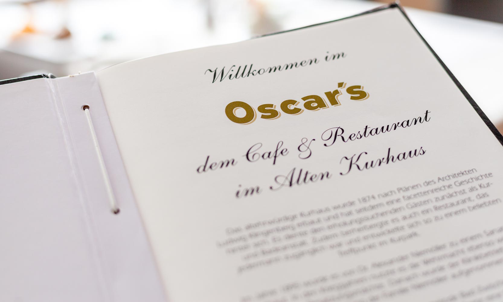 Oscar's Café & Restaurant Bad Zwischenahn Speisekarte